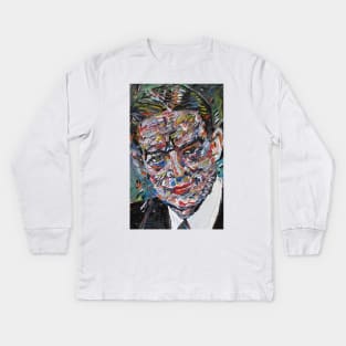 T. S. ELIOT - acrylic portrait Kids Long Sleeve T-Shirt